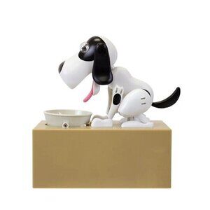 NIFTY Hungry Dog Piggy Bank Cute Dog Coin Munching Toy